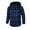 Dark Blue, variant on Men Shirts Spring Fashion Casual Hooded Woolen Flannel Plaid Shirt Coat Light Blue 3Xl