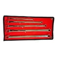 thumbnail image 1 of CNKOO 5 PCS for Extra Long Double Box End Wrench Set Metric Aviation Wrenches Gear Ratcheting Wrench (8mm-19mm) Strong Power, 1 of 3