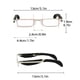 thumbnail image 3 of Gafas de lectura plegables con filtro de luz azul para personas mayores, uso diario en interiores y exteriores, 3 of 4