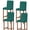 Dark Green, variant on Peach Fuzz Bar Stool Cover Set of 2, Farmhouse Solid Orange Color Modern Art Stretch Bar Chair Cover, Removable Washable Pub Counter Stool Chair Slipcover for Kitchen Dining Room Pub Cafe