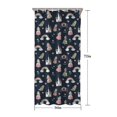 thumbnail image 5 of Princess Castle Rainbow Pattern Shower Curtain 36"x72" ,Bathroom Decorative Shower Curtains Set with 12 Hooks,Modern Waterproof Washable Shower Curtain, 5 of 6