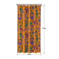 thumbnail image 5 of Purple Green Mushroom Plant Orange Pattern Shower Curtain 36"x72" ,Bathroom Decorative Shower Curtains Set with 12 Hooks,Modern Waterproof Washable Shower Curtain, 5 of 6