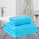 thumbnail image 4 of Juego de toallas de baño | Paquete de 2 toallas de secado rápido absorbentes ultrasuaves | Material natural | Ligero Duradero | Multicolor: Naranja Amarillo Rojo Verde Azul | 19x18x4cm | 450g |, 4 of 6