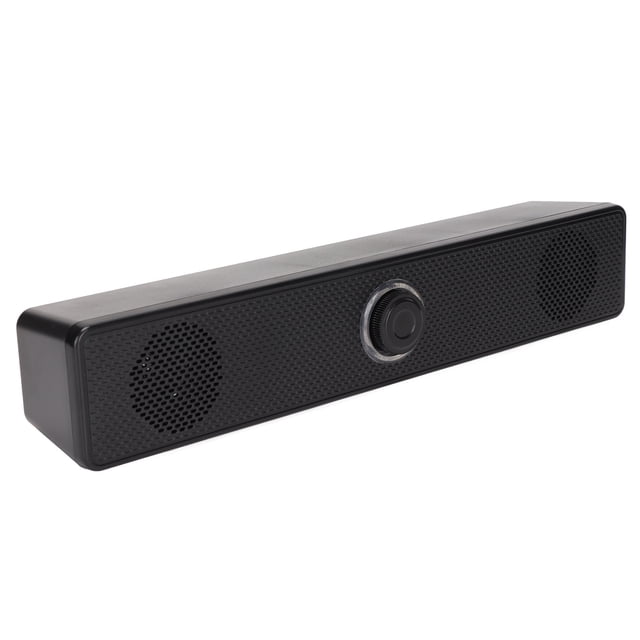 Altavoz Para PC Con Cable, Estéreo Plug And Play Barra De Sonido Para Computadora Alimentada Por USB Negro Para Monitor Para Escritorio