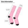 thumbnail image 2 of Naloa Breast Cancer Awareness Thigh High Socks Extra Long Stretchy Sock Women Over Knee High Opaque Stocking Daily Wear, 2 of 6