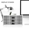 thumbnail image 3 of LOLIPPYY Portable Wood Cd Case White Compact Lightweight Media Storage Box for Home Office Use, 3 of 8