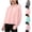 Pink, variant on HAOTAGS Athletic Jackets for Girls,UPF 50 Long Sleeve Full Front Zip Breathable Sun Protection Jacket Pink 9-10 T