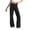 Black, variant on Dianli Solid Long Outfit with Pockets Fall Savings Women's-Cargo-Hiking-Pants-High-Waisted Casual Solid Pocket Wide Leg For Work Casual Outdoor Pants Overalls Brown M