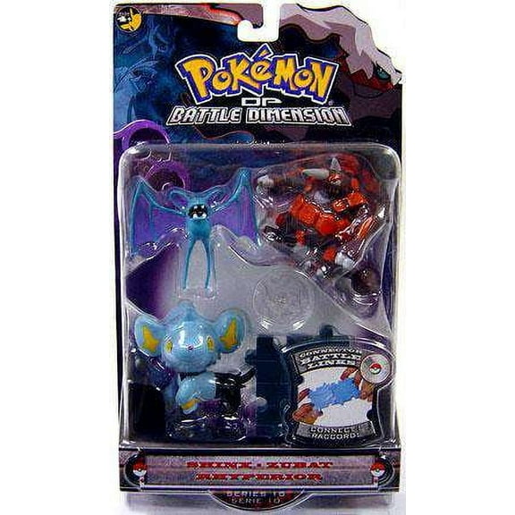 Pokemon Series 10 Shinx, Zubat & Rhyperior Figure 3-Pack