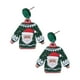 thumbnail image 4 of 2xSweater Pendientes De Navidad Para Mujer Divertida Joyería Charm Para Fiesta Navidad Papá Noel Verde, 4 of 8