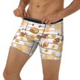 thumbnail image 3 of Picia Cute Bee Gnome2 Pattern Men's Athletic Long Leg Briefs , Performance Stretch Underwear，Moisture-Wicking, 3 of 7