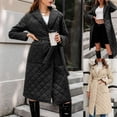 thumbnail image 2 of kamemir Long Puffer Coat Women Lightweight Quilted Down Jacket Overcoat Warm Winter Coats Trendy Casual Outerwear with Belt(Beige,L), 2 of 6