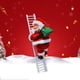 thumbnail image 5 of Decoración de escalera de cuerda de juguete de Papá Noel de escalada eléctrica, muñeca colgante de Nad que cuelga hacia arriba y hacia ab blanco Sunnimix Elétrico Santa Claus, 5 of 8