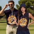 thumbnail image 2 of Aplkyhs Golf Deer Matching Couple Tennis Shirts Quarter Zip Matching Golf Shirts for Couple Machine Washable Mens Hawaiian Shirt for Golf,Tennis,Hiking,Running,Gym, 2 of 6
