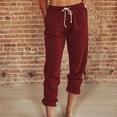 thumbnail image 3 of DxhmoneyHX Womens Sweatpants Joggers with Pockets Lounge Yoga Workout Running Pants Athletic Trousers with Pockets, 3 of 6