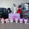thumbnail image 3 of Sanrio-Pijama Kawaii para niños, caja ciega con diseño de juguete de corazón, personaje de la serie Kuromi Melody, estatua de juguete, 3 of 4