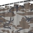 thumbnail image 3 of Military Camo Shower Curtain 72x72 Inch - Tactical Army Woodland Camouflage Waterproof Bathroom Curtain with 12 Hooks, Fade-Resistant Polyester Quick-Dry Machine Washable for Home Hotel Outdoor, 3 of 5