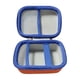 thumbnail image 3 of Estuche de almacenamiento para reproductor de música infantil, tarjetero portátil, bolsa de transporte rígida. Naranja, 3 of 9