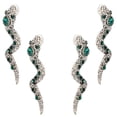 thumbnail image 1 of 4Pcs Serpent Boucles d'Oreilles Mode Métal Sauvage Dangle Styl, 1 of 12