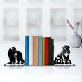thumbnail image 3 of Handmadetneonsign Newfoundland Dog Metal Bookends, Newfoundland Name Bookend, Table Bookshelf Decor 042820, 3 of 4