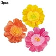 thumbnail image 1 of 3Pcs Crepe Paper Flower Wall Decorations Birthday Wedding Nursery Lanterns, 1 of 7