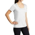 thumbnail image 4 of Mafoose Women's Short Sleeve Posi-UV Pro Scoop Neck Tee White X-Large, 4 of 5
