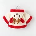 thumbnail image 4 of 4 Colors Cute Christmas Elk Plush Baby Jacket Autumn Winter Warm Hooded Infant Girls Coat Princess Cloak Baby Girl Clothes 0-24M, 4 of 4