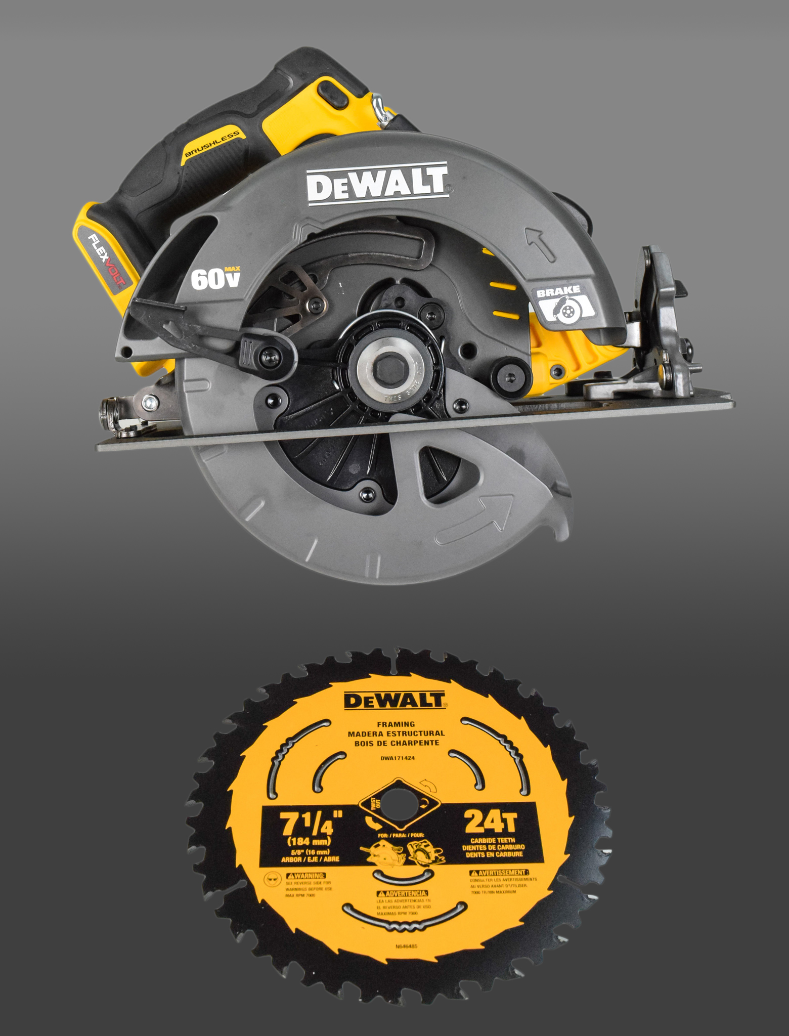 DEWALT Flexvolt Max 60V 7-1/4 Inch Circular Saw (Bare Tool) photo 3