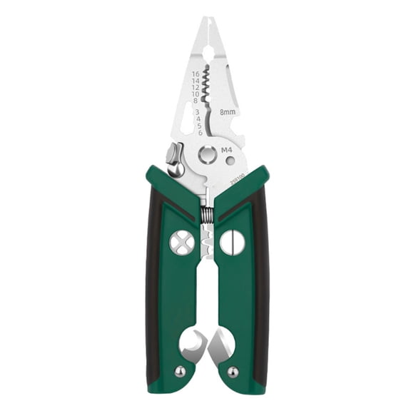 Electrician Wire Crimper Peeler Pliers Cable Stripping Multifunctional Press Plier Terminals Crimping Cutting Tool