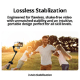 thumbnail image 3 of The Bigly Brothers Steady Arms 1 Vlogging 3-Axis Gimbal: Smart AI Face Tracking, Foldable Phone Stabilizer for All Phones, Vlogging Mode, Gesture Control on iOS, 3 of 10