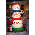 thumbnail image 5 of Firstness 4ft Tall Christmas Inflatables Snowman Blow ups Xmas Inflatable Outdoor Decoration with LED Lights for Yard Garden Lawn, 5 of 5