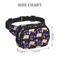 thumbnail image 4 of Disketp Lavender Flowers Riñonera de Doble Capa, Bolsa de Cintura Ajustable para Viajes, Correr y Senderismo, Riñonera Ligera para Hombre y Mujer, 4 of 9