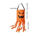thumbnail image 3 of Lksixu Halloween Candy Bags, Jack-O'-Lantern Windsock Shaped Fabric Candy Bucket with LED Lights, Portable Trick or Treat Bags with Handle, Reusable Large Goodie Basket Spooky Tote Bags for Party, 3 of 7