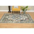 thumbnail image 4 of United Weavers 1830 30262 24 1 ft. 10 in. x 3 ft. Rhapsody Kent Accent Rug, Cerulean, 4 of 5