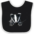 thumbnail image 3 of Inktastic Pocket Badger Boys or Girls Baby Bib, 3 of 4