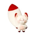 thumbnail image 3 of Zorros de peluche, zorros de peluche, juguete coleccionable de zorros de peluche para acurrucarse cola grande roja blanca, 3 of 9