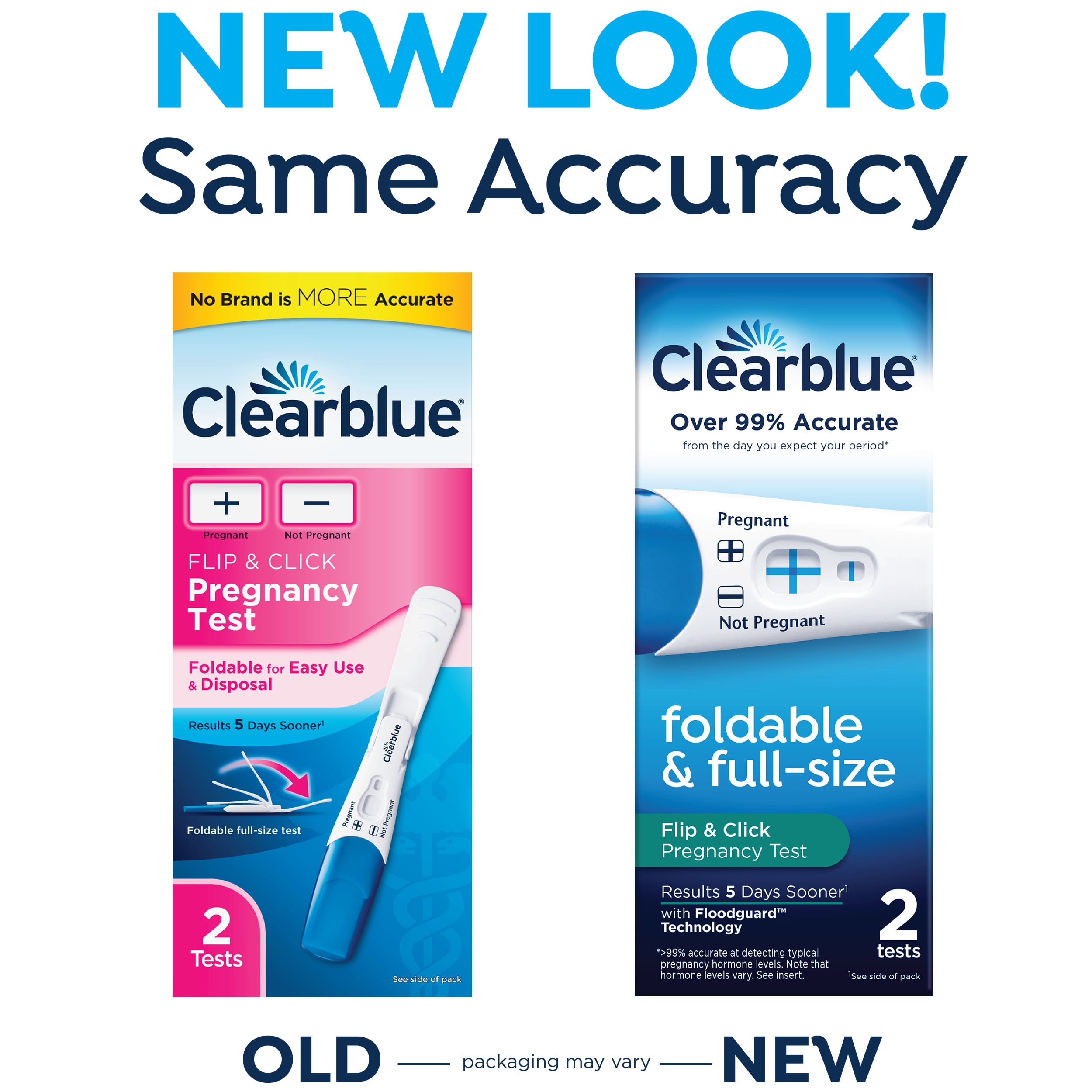 Clearblue Flip and Click Pregnancy Test, 2 Count 