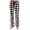 White  Buffalo Plaid, variant on #followme Silky Fleece Buffalo Plaid Pajama Pants for Women (White  Buffalo Plaid, X-Large)