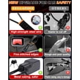 thumbnail image 3 of Tevlaphee Steering Wheel Lock Seat Belt Lock Universal Anti Theft Car Device Car Lock Car Theft Prevention with 3 Keys for Car Security Fit, 3 of 7