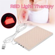 165LED USB Infrared LED Therapy Pad Heating Therapy Lamp Machine Body Muscle Pain Relief Treatment Collagen Boost Skin Firming, Time & Temperature Adjustment