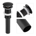 thumbnail image 1 of YUYTE Tapón De Desagüe, Juntas Y Válvulas De Grifos Fregadero Del Lavabo De La Cocina Tapón De Desagüe Emergente De Latón Macizo Negro Para Fregaderos Grifo De Agua EOTVIA No, 1 of 5