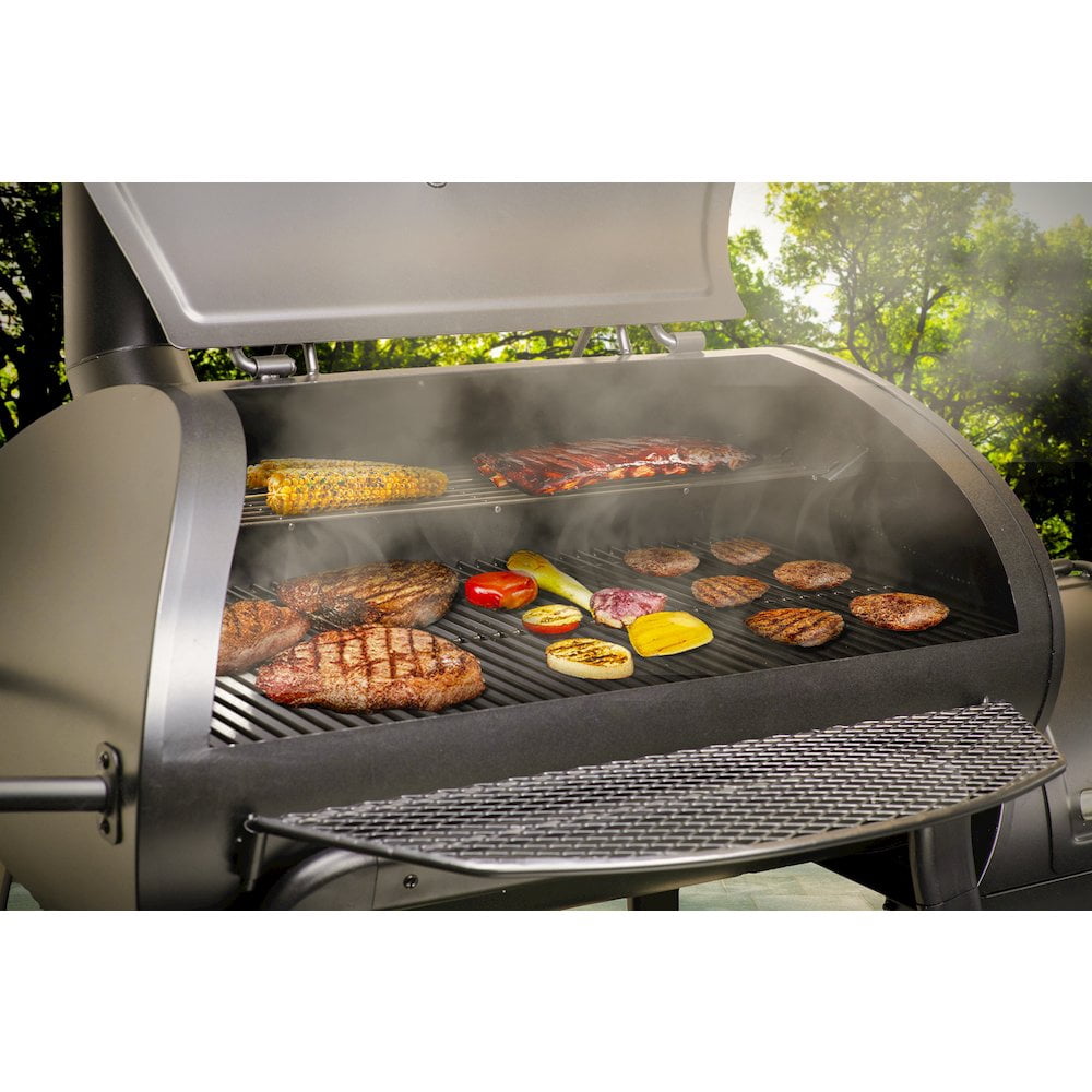 Outdoor Leisure Products Heavy Duty Offset Charcoal Smoker Grill