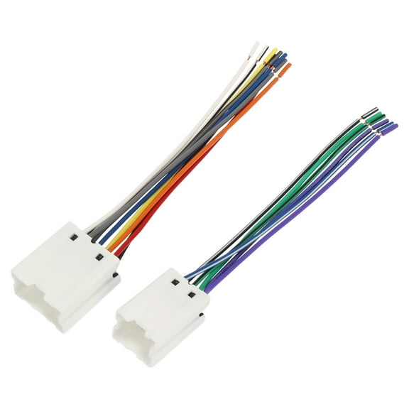 70-7550 Car Stereo CD Player Wiring Harness Set Wire Radio Adapter Install Plug White for Nissan 1995-2006