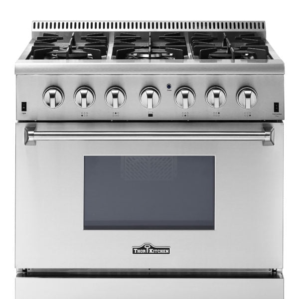 Thor Kitchen 36" Professional Free Standing Dual Fuel Range with 6