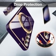 thumbnail image 5 of for Samsung Galaxy S23 Plus Case with Magnetic Ring Holder [Compatible with Magsafe] Soft TPU Shockproof Electroplated Kickstand Protective Phone Case for Galaxy S23+ Purple, 5 of 12