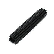 Unique Bargains 24 Pcs Black 7mm Dia Hot Melt Glue Adhesive Sticks for Electric Tool Heating