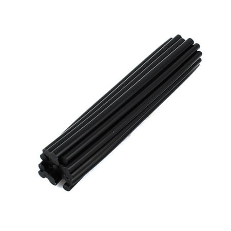 Unique Bargains 24 Pcs Black 7mm Dia Hot Melt Glue Adhesive Sticks for Electric Tool Heating