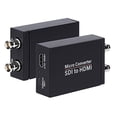 thumbnail image 2 of SDI a HDMI Converter, SDI a HDMI Audio De-Embedder Support 3G-SDI, HD-SDI, Detección de formato automático SD-SDI y desembedrionador de audio estéreo, SDI Loopout (negro), 2 of 2