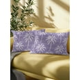 thumbnail image 5 of Outdoor Pillows Waterproof, Purple Palm Tree Throw Pillows with Inserts Included, Summer Botanical Tropical Tree Indoor Outdoor Decorative Lumbar Pillow for Bed/Couch/Patio 12"x20", 1Pcs, 5 of 8