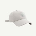 thumbnail image 3 of Yuanlong Unisex Baseball Cap Heart Embroidered Cap Soft Top Adjustable Sizes Stylish Minimalist Hiking Headwear, 3 of 4